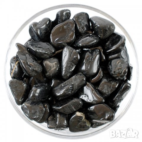 Черен турмалин, Полускъпоценен камък черен турмалин, Кристали черен турмалин, Черен турмали, снимка 1 - Други ценни предмети - 17209021