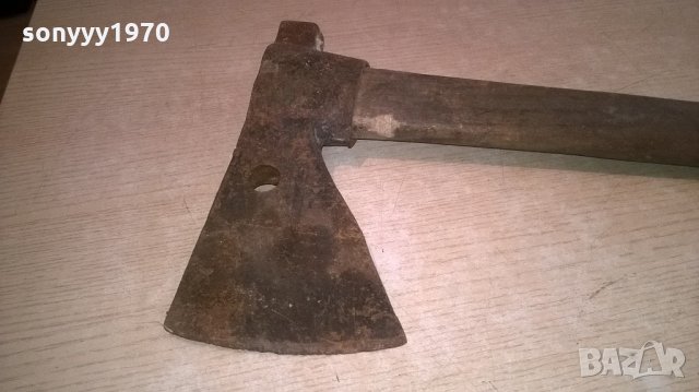 ПОРЪЧАНА-немска ретро брадва/сатър/томахавка-40х23см-внос швеицария, снимка 18 - Колекции - 22002136
