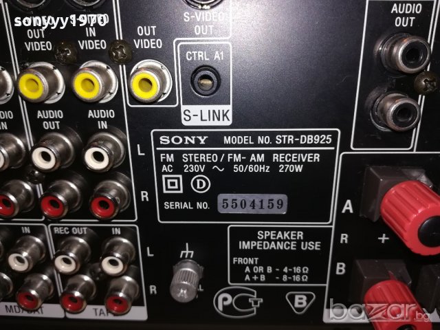 sony str-db925 QS series receiver-270w-внос швеицария, снимка 14 - Ресийвъри, усилватели, смесителни пултове - 20279253