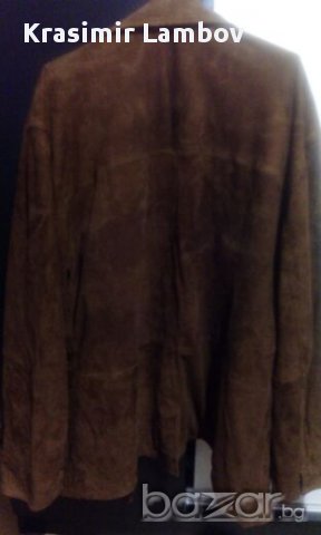 Мъжко сако от естествен велур, снимка 2 - Сака - 15379847