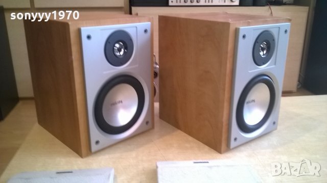 philips 2бр тонколони-внос швеицария-25х25х18см