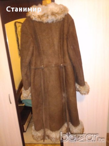 Дамски кожух от естествена агнешка кожа, снимка 2 - Палта, манта - 16729263