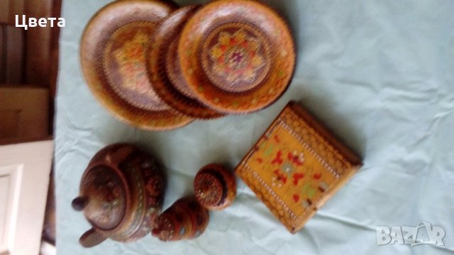 Съдове от дърво, снимка 1 - Антикварни и старинни предмети - 22243762