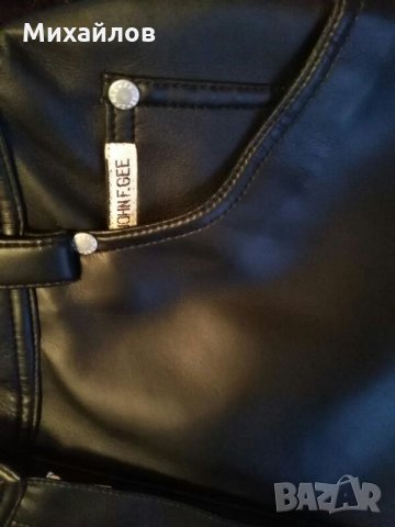 Кожени панталони John F. Gee, снимка 5 - Панталони - 21931071