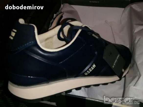 Нови кожени спортни обувки G Star Raw Mens Track II оригинал, снимка 8 - Маратонки - 13289759