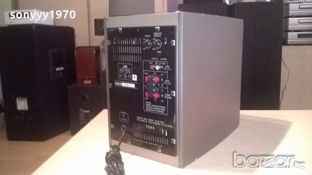jvc sp-pw100 powered subwoofer-36х32х23см-внос швеицария, снимка 3 - Тонколони - 19127229