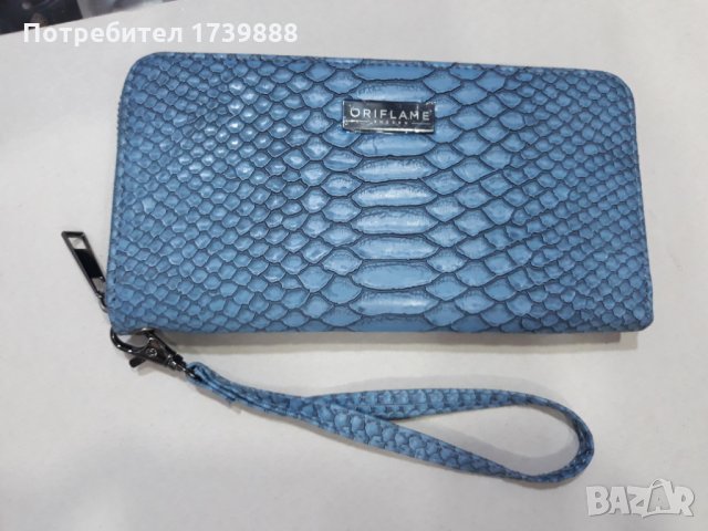 Тъмно синя чанта на Орифлейм и портмоне, снимка 6 - Чанти - 26121256