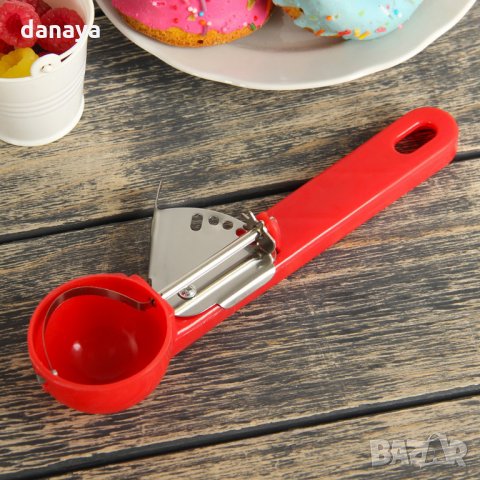 Пластмасова лъжица за сладолед с механизъм 50ml