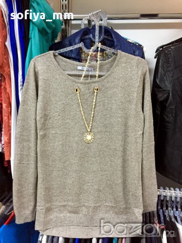 Дамска блуза три цвята, снимка 2 - Блузи с дълъг ръкав и пуловери - 12616310