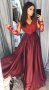 нова рокля бордо, снимка 4