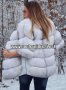 Дамско бяло палто от лисица код 402, снимка 2