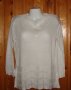 Нежна плетена блузка, L , снимка 1 - Блузи с дълъг ръкав и пуловери - 18235799