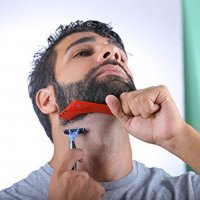 Иновативен гребен-шаблон за оформяне на брада мустаци и бакенбарди, снимка 3 - Мъжка козметика - 22293763