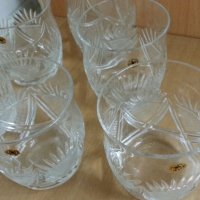 кристални чаши  , снимка 9 - Антикварни и старинни предмети - 24197362