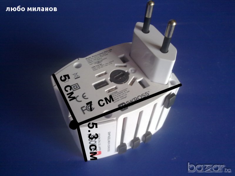 универсален щепсел с предпазител, снимка 1