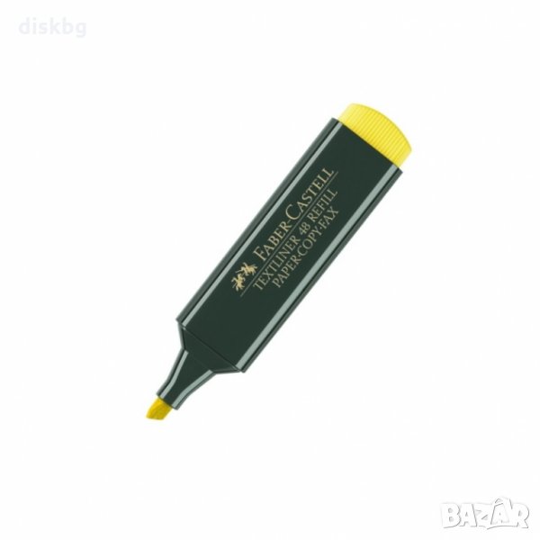 Нов текст маркер Faber Castell - неоново жълт, снимка 1