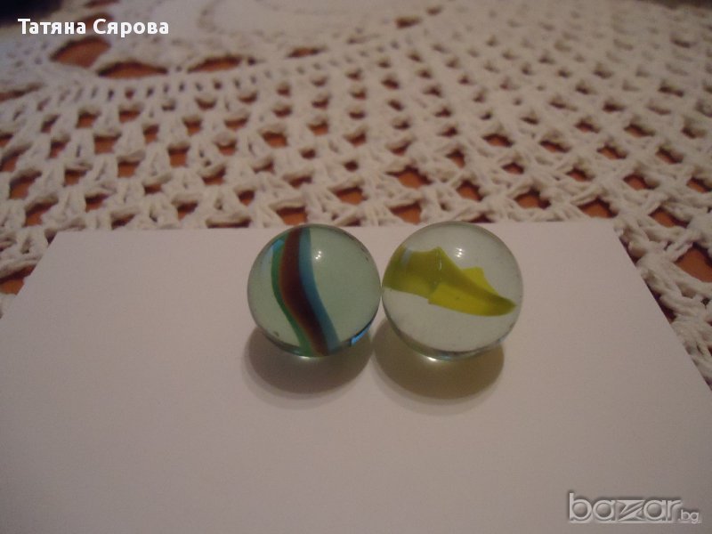Стъклени топчета за игра, снимка 1