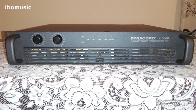 2x500 Dynacord L 1000 Стъпало усилвател Динакорд stapalo usilvatel, снимка 1