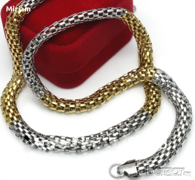 НОВО масивно колие от медицинска неръждаема стомана 18 лв., снимка 1