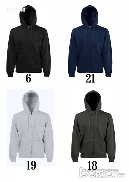 Мъжки суитшърт ( Fruit of the Loom)пухкава вата PREMIUM , снимка 1