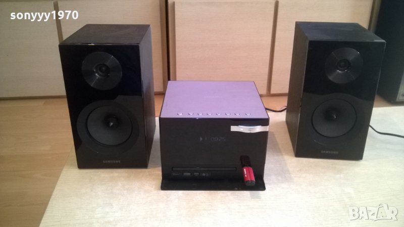 samsung usb/aux/dvd/receiver+2 тонколони-внос швеицария, снимка 1