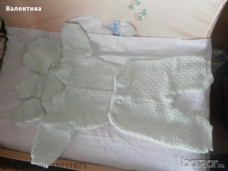 Плетено костюмче от 4 части, снимка 1