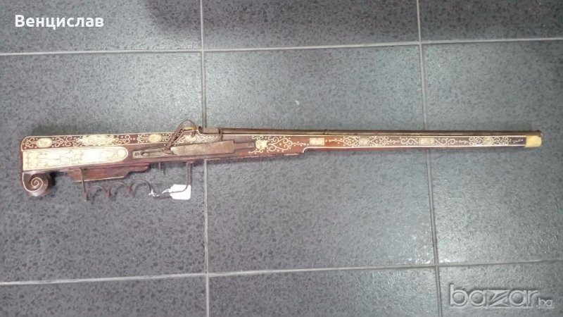 декоративна швейцарска пушка (мускет), снимка 1