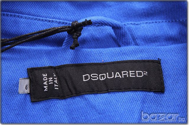 DSQUARED D2 BLUE PAINTED DENIM Мъжко Дънково Яке size S, снимка 13 - Якета - 6428653