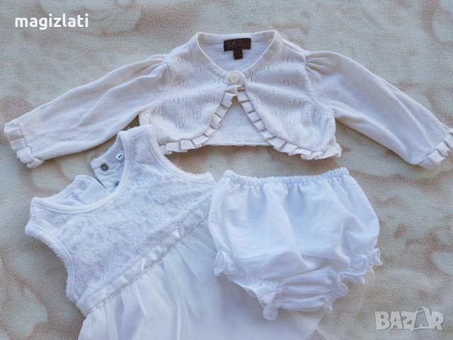 Лот 0-3 месеца рокля болеро и гащички, снимка 9 - Комплекти за бебе - 21856939