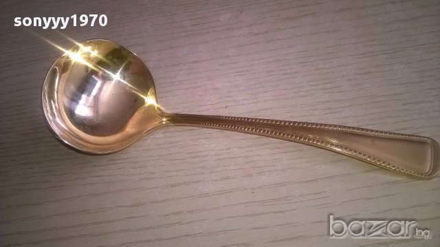 Imperial 18/10-23/24 karat hartvergoldet-черпак 17х6см-внос швеицария