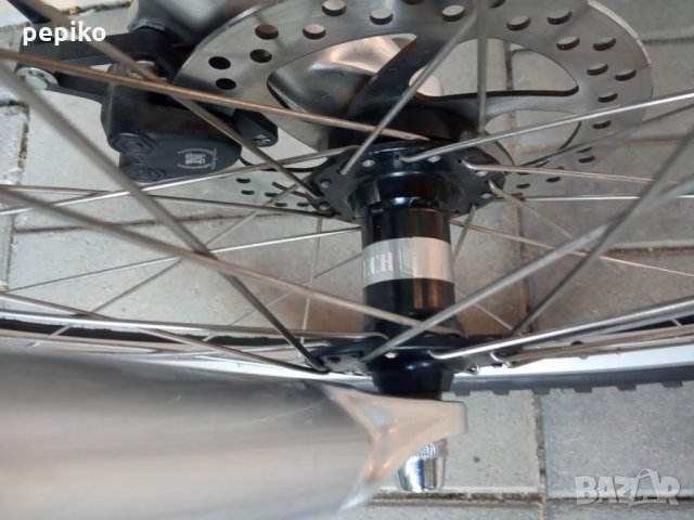 Продавам колела внос от Германия  алуминиев МТВ велосипед HIGH LANDER 26 цола преден амортисьор диск, снимка 15 - Велосипеди - 26134822