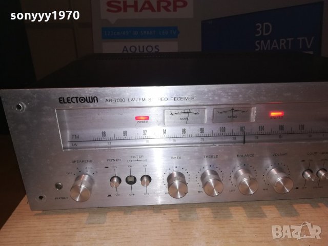electown ar-7000 receiver-made in korea-внос швеицария, снимка 7 - Ресийвъри, усилватели, смесителни пултове - 21535099