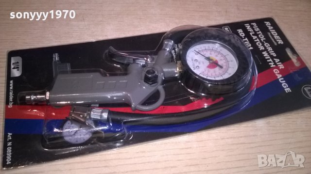 манометър с маркуч за гуми, снимка 4 - Аксесоари и консумативи - 22659504
