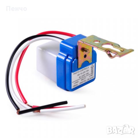 Автоматичен фотоволтаичен превключвател фотореле AC 220V/12V 10A Превключвател сензор реле автомат , снимка 15 - Комплекти за видеонаблюдение - 23229125