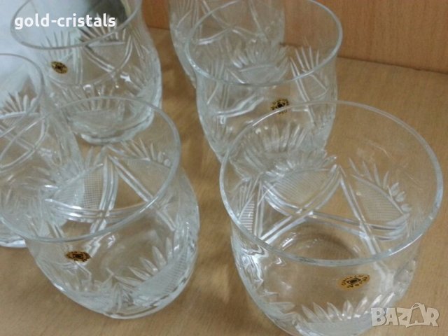 кристални чаши  , снимка 9 - Антикварни и старинни предмети - 24197362