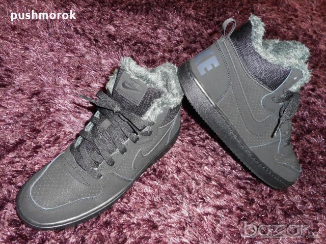 Nike Court Borough Mid, снимка 4 - Маратонки - 20587856
