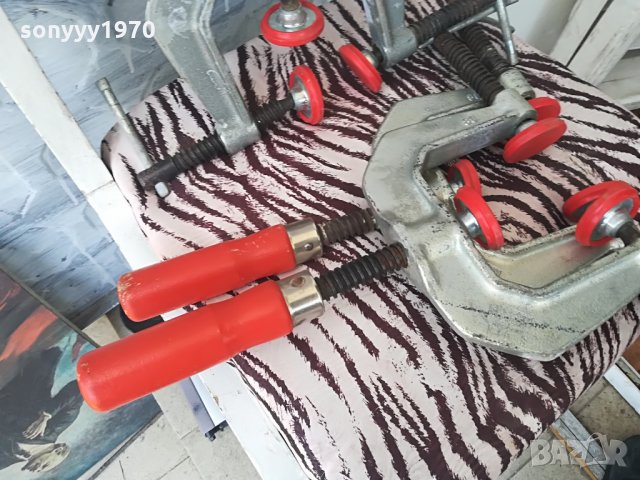 bessey-germany-яки стяги 40х40см-с захват 9см-внос швеицария, снимка 5 - Стяги - 24578751