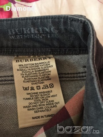 100% Burberry Brit Burrington Skinny оригинални дамски дънки, снимка 5 - Дънки - 18977147