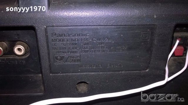 panasonic rx-cw42-ретро колекция-внос швеицария, снимка 16 - Ресийвъри, усилватели, смесителни пултове - 19384997