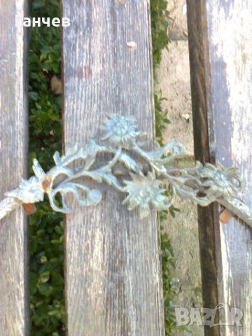 Голяма старинна бронзова рамка, снимка 5 - Антикварни и старинни предмети - 24105551