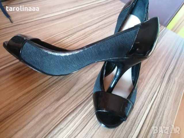 ZARA черни обувки - номер 39/uk 6/, снимка 7 - Дамски обувки на ток - 26177339