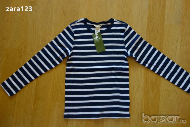 нова блуза H&M, 6-8г, снимка 1 - Детски Блузи и туники - 21356306