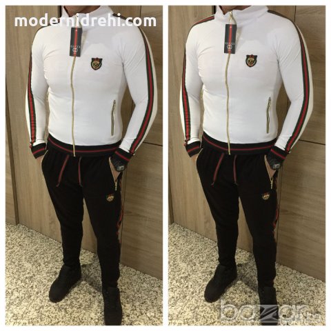 Мъжки спортен екип Gucci white, снимка 1 - Спортни дрехи, екипи - 20804270