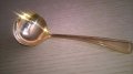 Imperial 18/10-23/24 karat hartvergoldet-черпак 17х6см-внос швеицария, снимка 1