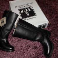 Frye Campus 14G Boots in Black Tumbled Leather, снимка 5 - Дамски ботуши - 23520493