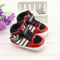  бебешки маратонки буйки обувки адидас adidas baby new red, снимка 2 - Бебешки обувки - 13405117