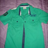 лот от риза, 4 блузки с къс ръкав, летни дънки и къси панталони, снимка 1 - Детски комплекти - 19850794