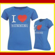 Нова с етикет тениска I LOVE RUNNING, снимка 1 - Тениски - 15182604