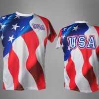 BGF Фланелка USA, снимка 1 - Тениски - 21434388