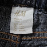 Летни панталони от дънков плат H&M, снимка 6 - Панталони и долнища за бебе - 25209793